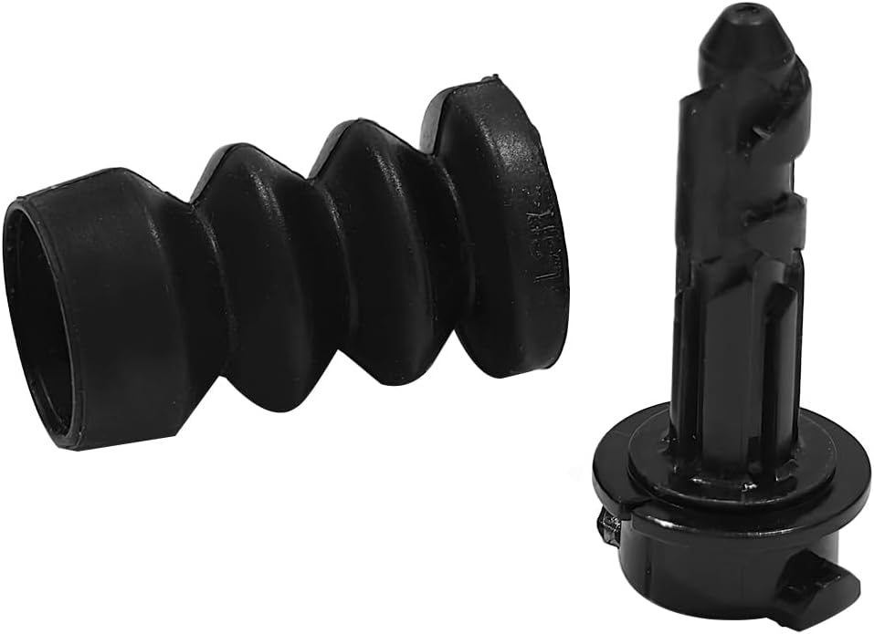 Fuel Tank Filler Cover Spring Lock Pin Compatible with 2021-2025 Chevy Tahoe Suburban GMC Yukon XL, Replace OEM 86805350 84831027 86805353, Charging Port Cover Lock Latch, Black Plastic