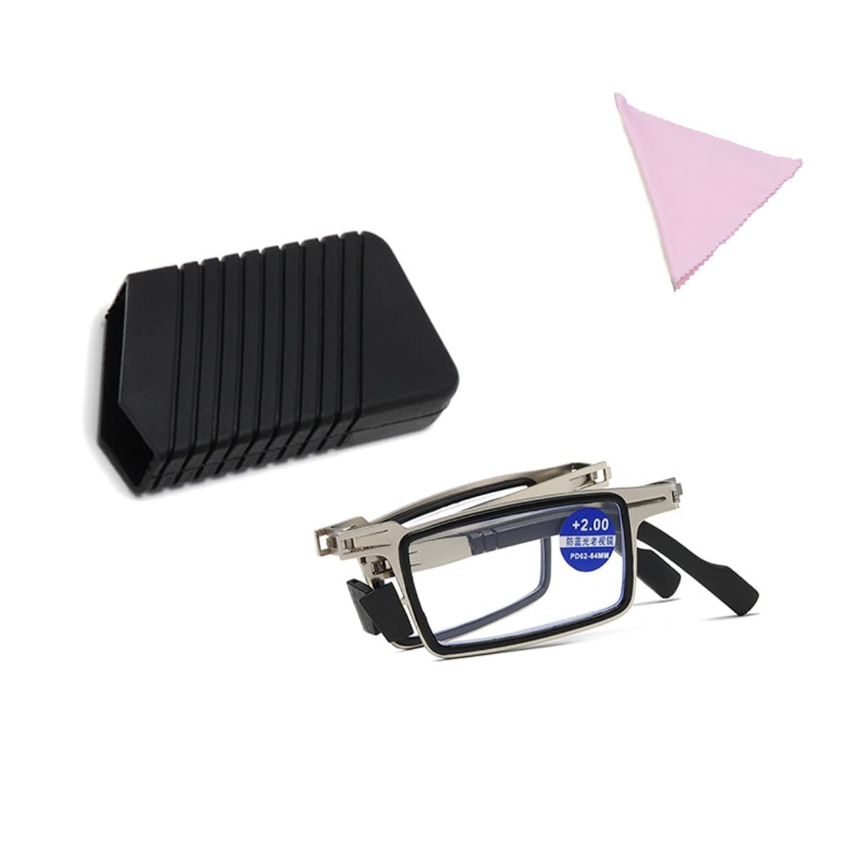 VRUNDAVAN CARE Unbreakable Foldable Reading Glasses for Seniors Ultra Light Titanium Material Read News Paper Book Small Print Adjustable Eye glasses Flex Clear Focus Auto Adjusting Optics-image-18