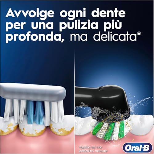 Oral-B Pro Vitality Elektrische Zahnbürste, Blau, mit 1 Bürstenkopf, entworfen von Braun - Afbeelding 5