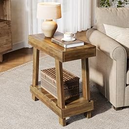 Tribesigns End Table,...