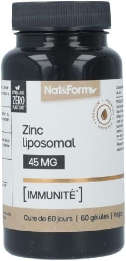 Nat&Form Liposomal Zinc x60 Vegetable Capsules
