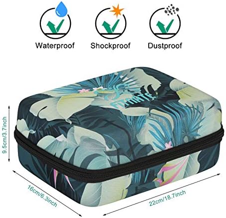 FITNATE Essential Oils Case Holds 30 Bottles for 5/10/15ml, Hard Shell Storage Organizer with Carry Handle, Essential Oils Travel Carrying Case with Bottle Opener, Colorful Stickers & Funnel