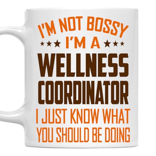 MONIZILUCKY I'm Not Bossy, I'm a Wellness Coordinator Mug 11Oz