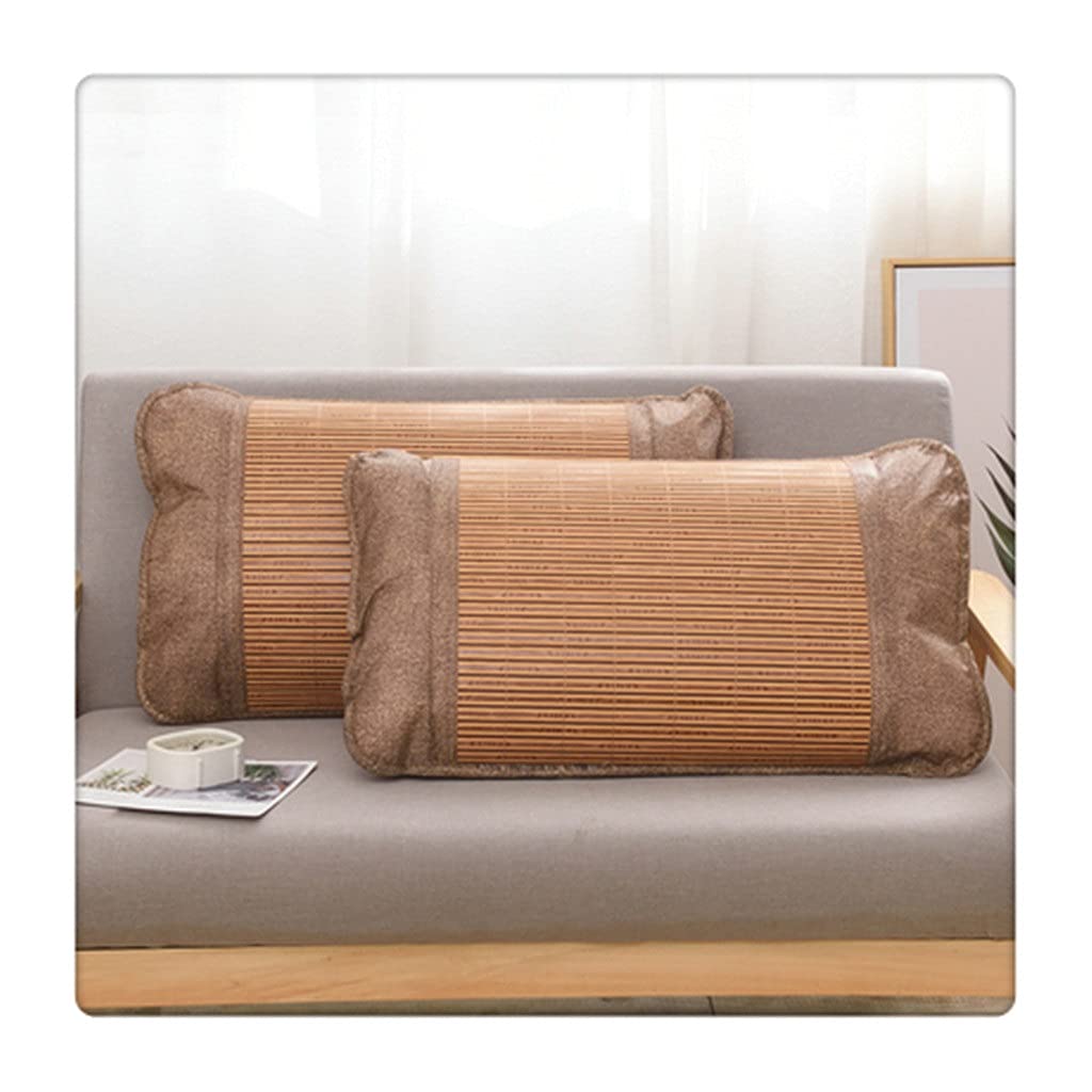 La Funda de Almohada a Prueba de Agua de la Estera de ratán de Hielo Evita Que el Sudor remoje el núcleo de la Almohada y facilita la Limpieza en Verano.(Style A)