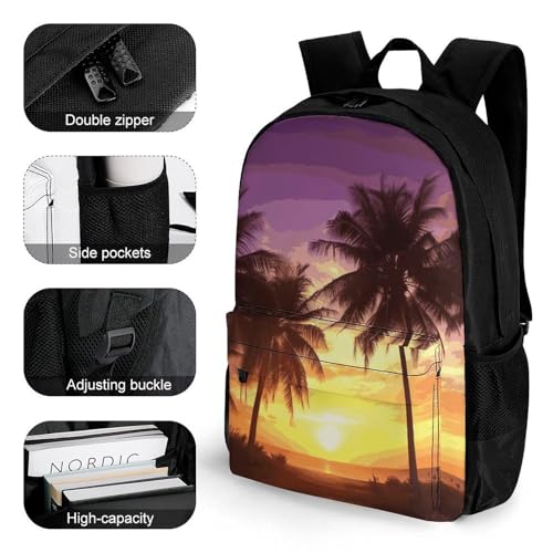 Mochila casual deportiva ligera para viajar unisex miniatura 3