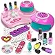 LemonDream Nagelstudio Kinder, Geschenk Mädchen 6 7 8 9 10 11 12-Jahre Kind für Nagellack Set, Geschenke für Kinder Make-up Set für Geburtstag Weihnachten Halloween Party