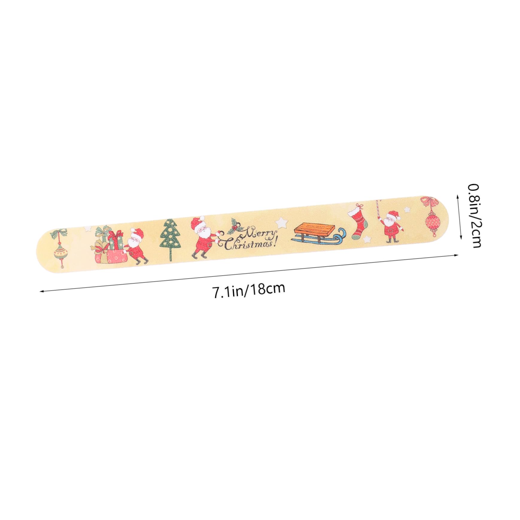 VICASKY 12pezzi Unghie Natalizie Limette per Manicure e Pedicure Lucidanti per Cura Unghie Mani e Piedi Stile Casuale
