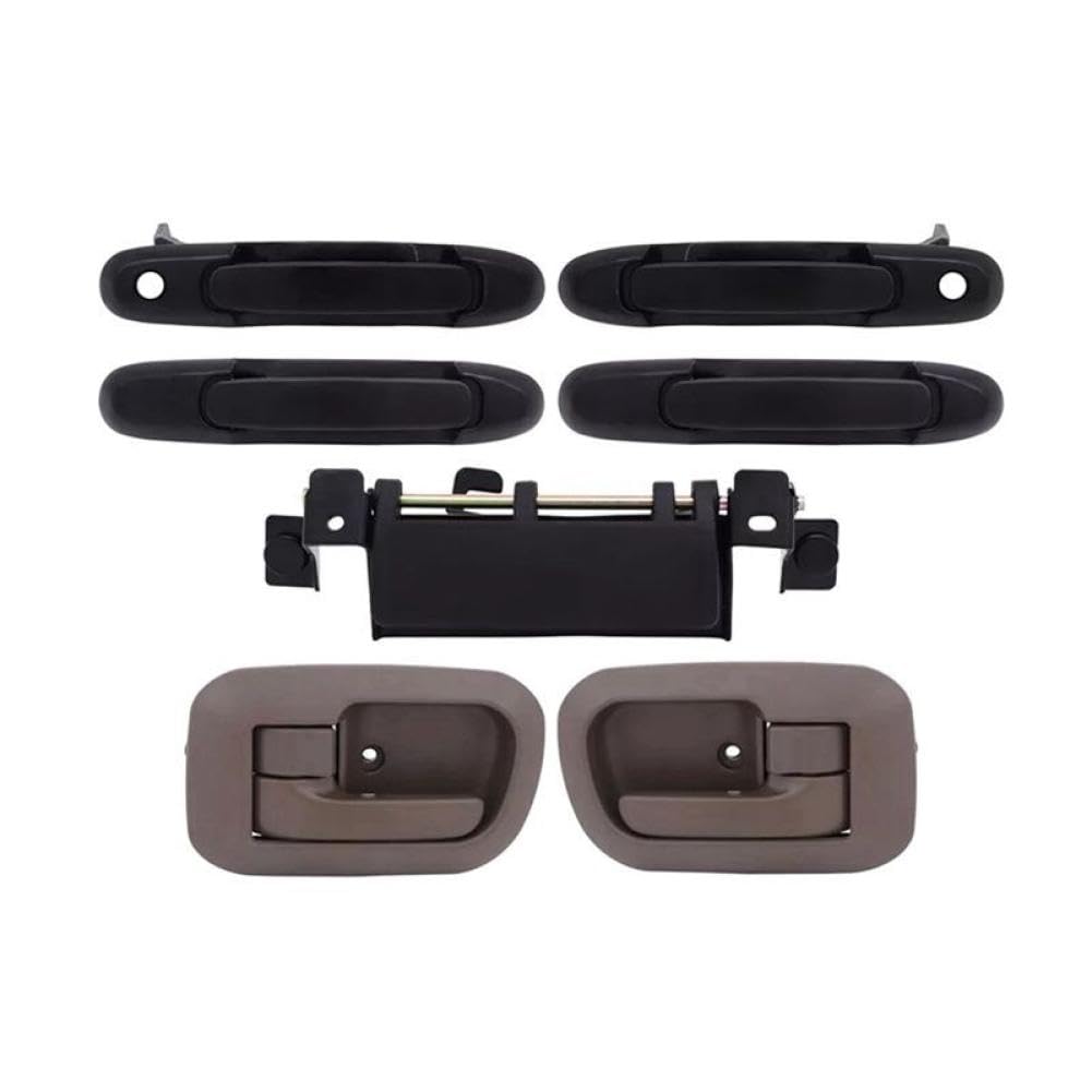 Gxkejjnur Onecolor Door Handle Set Compatible With Sienna 1998-2003 Replacement For 69205-08010 69090-08010