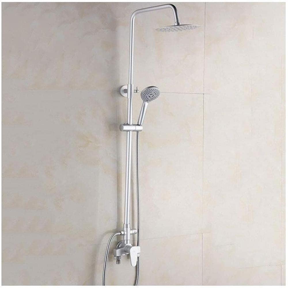 Mitigeur de douche mural en aluminium brossé : l'élégance durable pour votre salle de bains