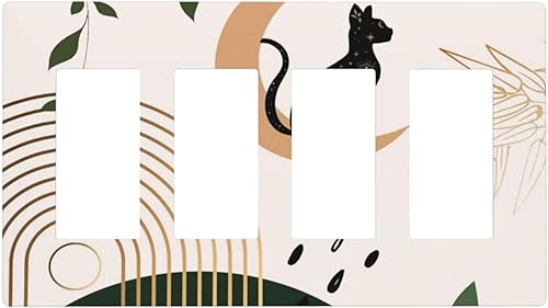 Miniatura 43 de Cubierta de Interruptor de Luz de Palanca de 1 Gang con Estampado de Bosque de Pinos Rústico Campestre, Cabaña Lodge Granero Bosque Forestal de