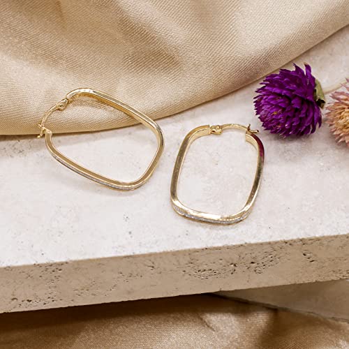 Boucles d'oreilles or jaune 9 ct Carissima anti-ternissement pour femmes