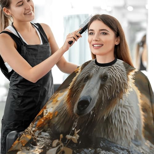 Capa para Corte de Cabello impermeable para Hombre y Mujer miniatura 5