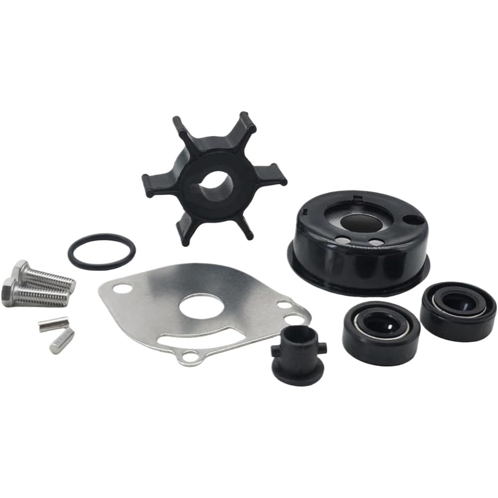 Kit Riparazione Girante Pompa Acqua 6A1-W0078 Compatibile Con Fuoribordo | Adatto per 2 tempi 2 CV; Adatto anche per i numeri di parte 6A1-W0078-02-00 e 6GD-W0078-00