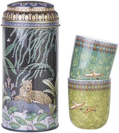 IMAGES ORIËNT SET 2 PORCELAIN COFFEE GLASSES