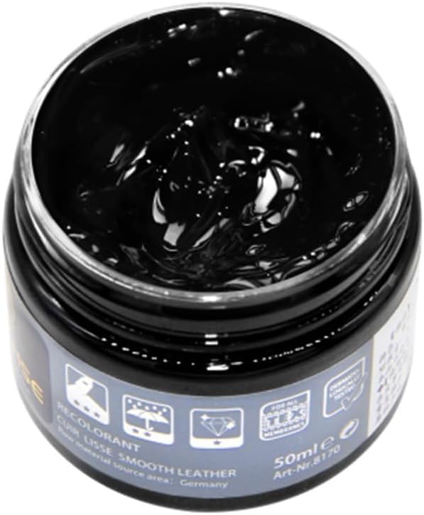 50ml Leather Repair Cream Leather Dye Paint Liquid Color Touch-up Leather Colorant Leather Adhesive Color Repair for Shoes, Bags, Jackets, Sofa Seats Color Fade Leather Repair Leather Repair Coloring