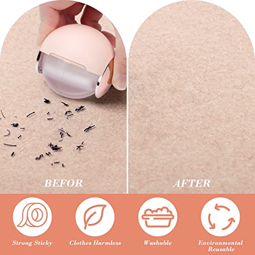 Coldairsoap 2Pcs Washable Reusable Sticky Gel Lint Roller Ball For Pet Hair, Lint Roller Hair Remover Ball, Dustproof Dog Cat Pet Hair Remover For Clothes, Furniture, Carpet, Sticky Cleaner #TOP2