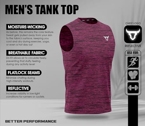 15 Pack Running Muscle Sleeveless Tank Top for Men Dry-Fit Workout Tops Shirts Training Bodybuilding Vests - Image 8