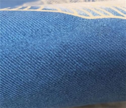 Tapis lavable en machine 180 x 280 cm rectangulaire bleu - 3