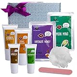 Korean Sheet Masks Skincare Gift Spa Set. Luxury Spa Gift Set with Hand Mask & Foot Peeling Mask for...
