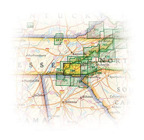 Fontana And Hiwassee Lakes Map [Nantahala National Forest] (National Geographic Trails Illustrated Map, 784) #TOP5