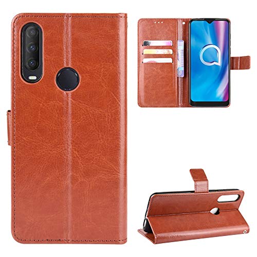 Coque Cuir pour Alcatel 1V 2020 5007U ,Coque Cuir pour Alcatel 3L 2020 ,Coque Cuir pour Alcatel 1s...