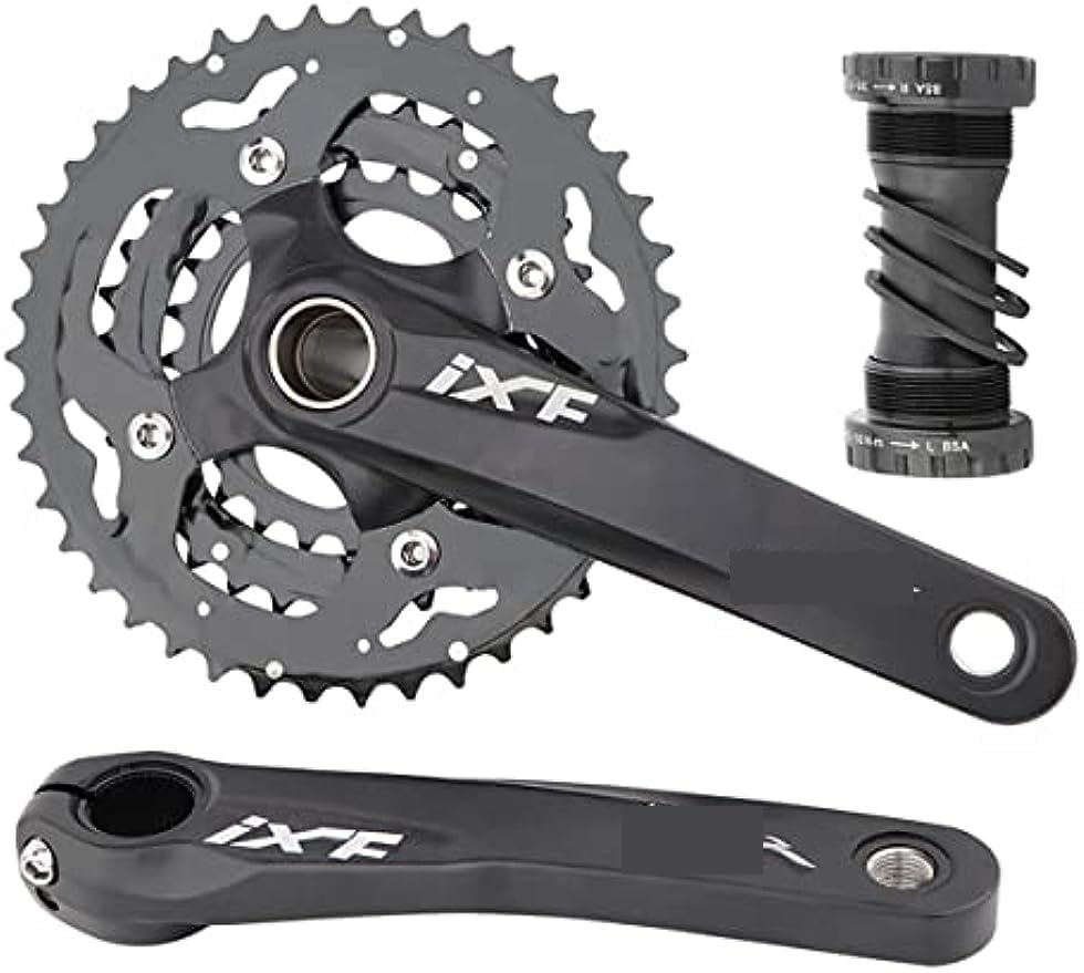 シルバー アルミ クランクセット シマノ TOURNEY FC-TY501【シルバー】クランクセット 42/34/24T