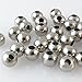 Produktbild 35 Metallperlen Kugeln 6mm rund silberfarben -704