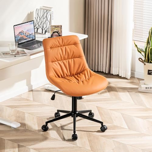 Kidol & Shellder Faux Leather Office Chair, Adjustable Swivel Height