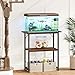 Snughome 10-30 Gallon Fish Tank Stand, Aquarium Stand 2-Tier Storage Shelves, Heavy Duty Terrarium Stand for Home Office Fish Tank Shelf, 30