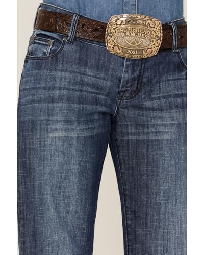 Stetson Women's 214 Medium Wash Trouser Fit Jeans Blue 2 REG2