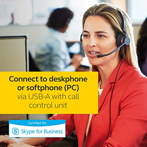 Jabra Biz 2300 USB-A MS On-Ear Stereo Headset - Skype Voor Zakelijke Gecertificeerde Ruisonderdrukking en Corded… - Image 4