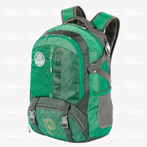 SESTINI, Mochila Palmeiras Licenciada 2 Compartimentos Porta Tênis