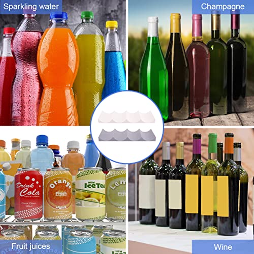 2 Stück Flaschenhalter Kühlschrank, Kühlschrank Flaschenablage, Flaschenregal Kühlschrank, Getränke Organizer Kühlschrank, Kühlschrank Flaschenregal für Tisch Pantry Cabinet Bier Halter Trinkflaschen