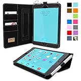 Snugg Leather Flip Stand Case for Apple iPad Mini and Mini 2 with Retina - Executive Black