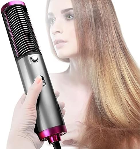 3 in 1 Multi function Professional Hot Air Blow Brush Fast Hair Dryer And Volumizer Hot Air Styler Brush Electric Heating 