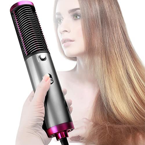 3 in 1 Multi function Professional Hot Air Blow Brush Fast Hair Dryer And Volumizer Hot Air Styler Brush Electric Heating ...