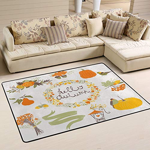 Tapis grand salon CHEHONG moderne en polyester 80X58Inch - 6