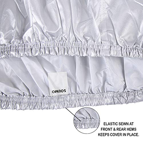 Image of Amazon Brand - Solimo UV Protection & Dust Resistant Car Cover for Toyota Urban Cruiser (Silver)