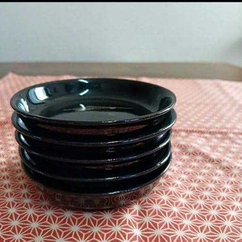 輪島塗 黒塗り 大皿