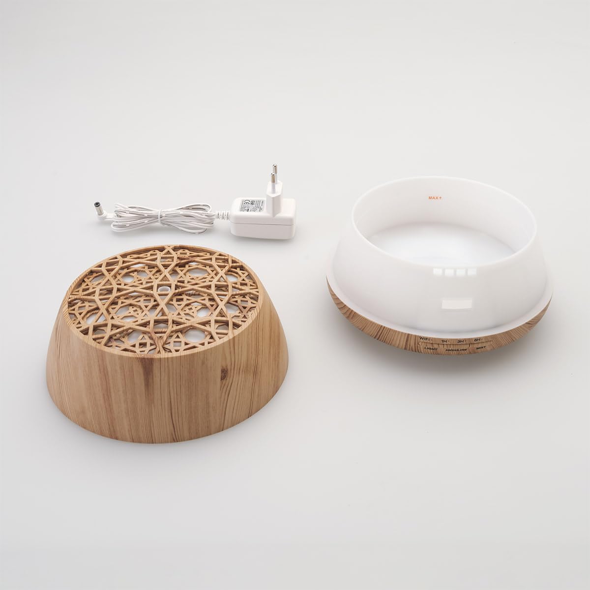 Bimar DA26 Diffusore Aroma di Oli Essenziali Wi-Fi con Luci e Cassa Acustica. Controllo Vocale. Nebulizza Essenze per Ultrasuoni. Funzione Antizanzara - 400 ml