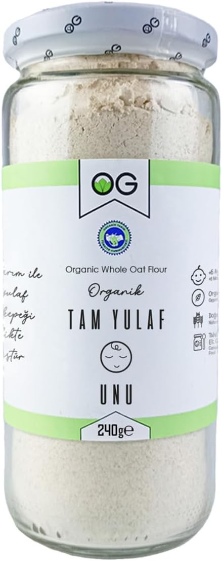 OG natural Organik Tam Yulaf Unu 240 Gr