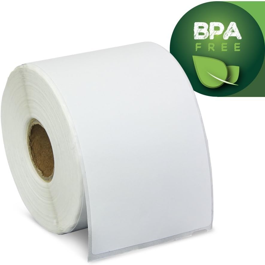OfficeSmartLabels 2-5/16 x 7-1/2 inch Self-Adhesive1-Part Internet Postage Labels, Compatible with 99019 Labels (4 Rolls, 150 Per Roll, White)
