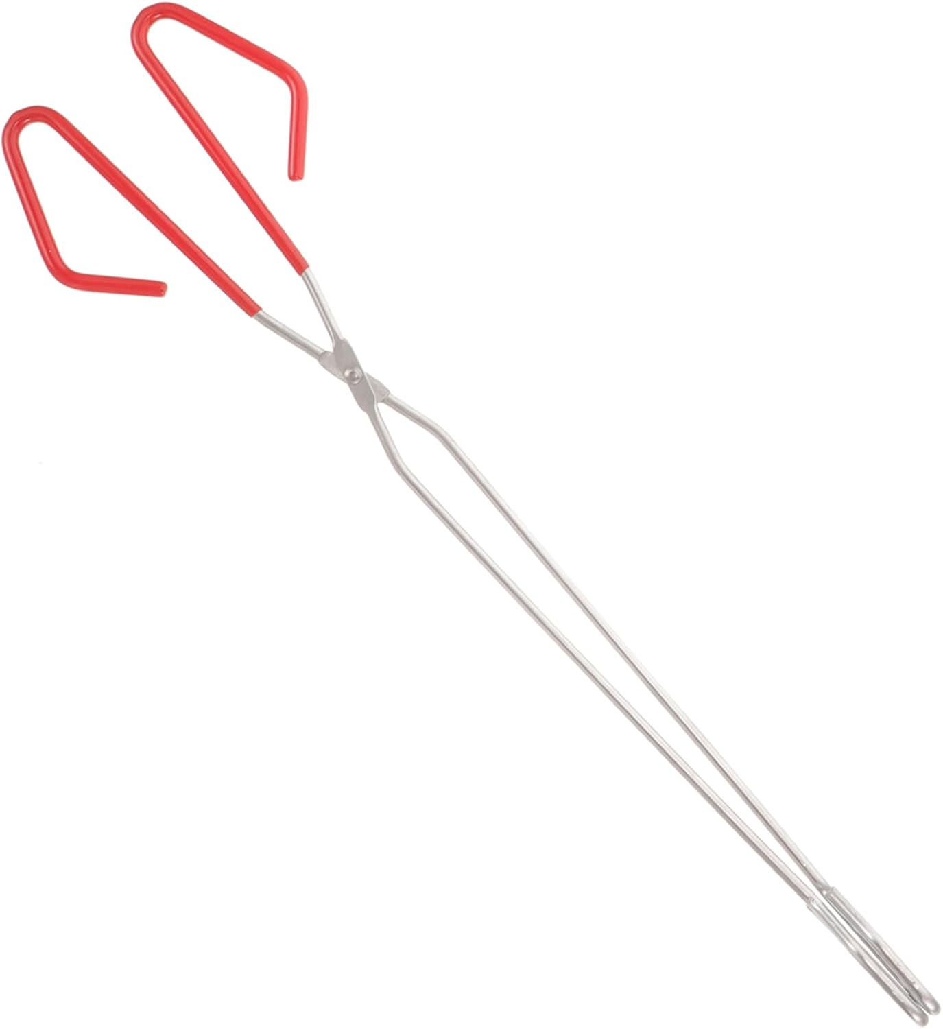 POPETPOP 5pcs Outdoor Charcoal Tongs Lengthened Log Grabber Heavy-duty Fireplace Tool for Bbq Camping and Fire Pit Use Multi-purpose Firewood Clipper