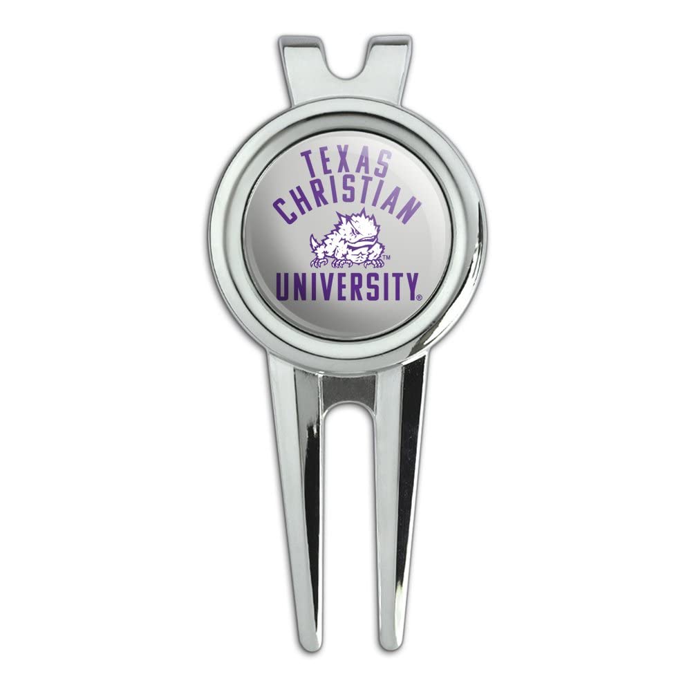 GRAPHICS & MORE TCU Horned Frogs Golf Divot Repair Tool and Ball Marker