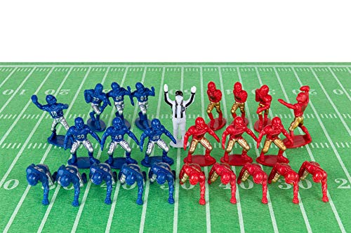 Kaskey Kids Football Guys - Red/Blue Inspires Kids Imaginations With Endless Hours Of Creative, Open-Ended Play – Includes 2 Teams & Accessories – 28 Pieces In Every Set #TOP1