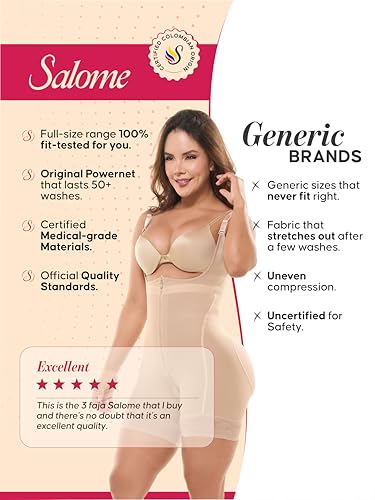 Image of Salome Butt Lifting Shapewear Post Surgery Compression Garment | Stage 2 Open Bust Body Shaper for Women