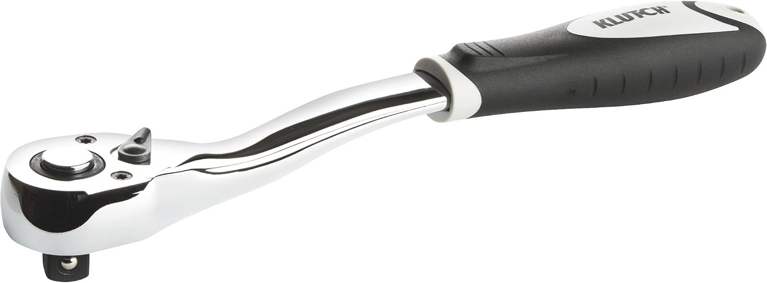 Klutch 10 3/4in. Offset Ratchet - 1/2in. Drive