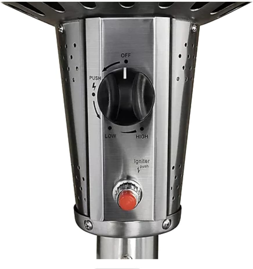 Member's Mark Patio Heater with LED Table + Wheels for Moving