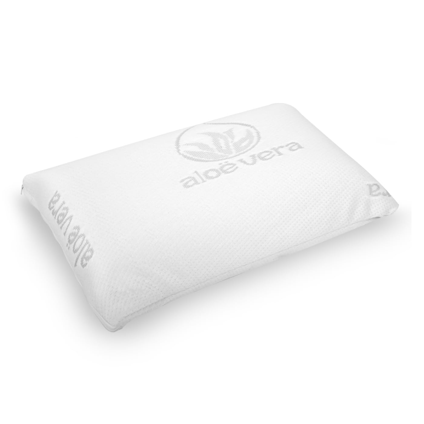 MERCURY TEXTIL MERCURY TEXTIL - Almohada viscoelástica con Tejido de Aloe Vera, termoregulable adaptabilidad al Cuello de Alta recuperación. (Almohada Viaje)