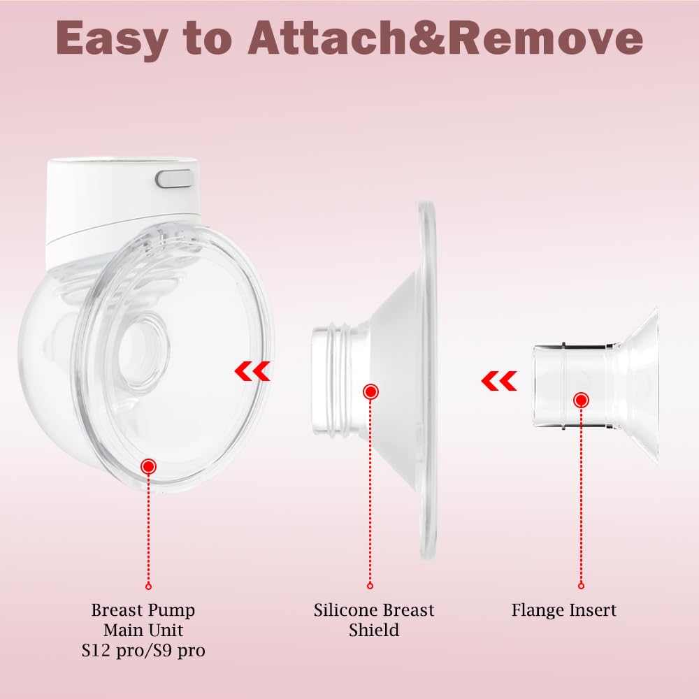 1pcs Silicone Flange 27mm Compatible with Momcozy S12 Pro/S9 Pro/TSRETE S12/kmaier S12 Breast Pump,Flange Wearable Breast Pump Replacement Accessories,Shield 27mm Flange Parts - Image 4